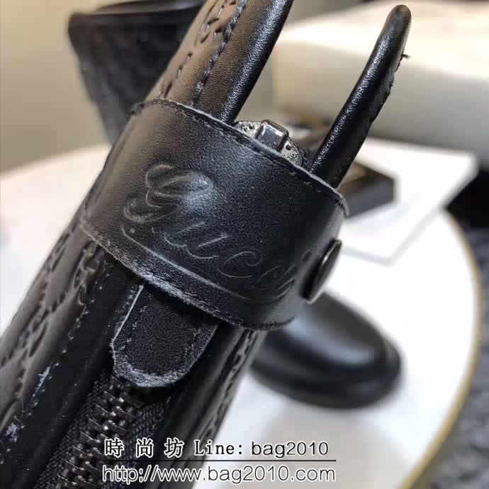 GUCCI古馳 獨家最新單品 高端時尚 軟牛皮中筒靴 QZS1365